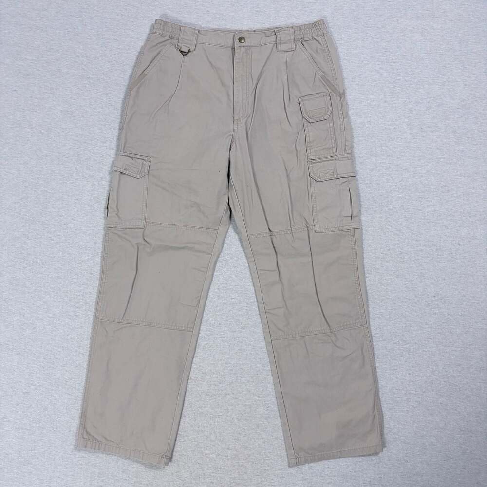 5.11 Tactical Series Men's Cotton Canvas Cargo Pants Khaki 74251 Size 36x32